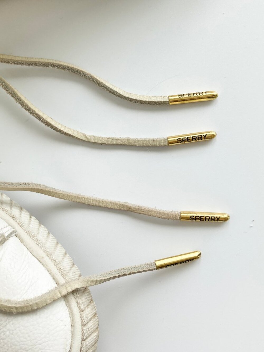 Sperry Top Sider Leather Sneakers with Suede Laces - Picture 12 of 13